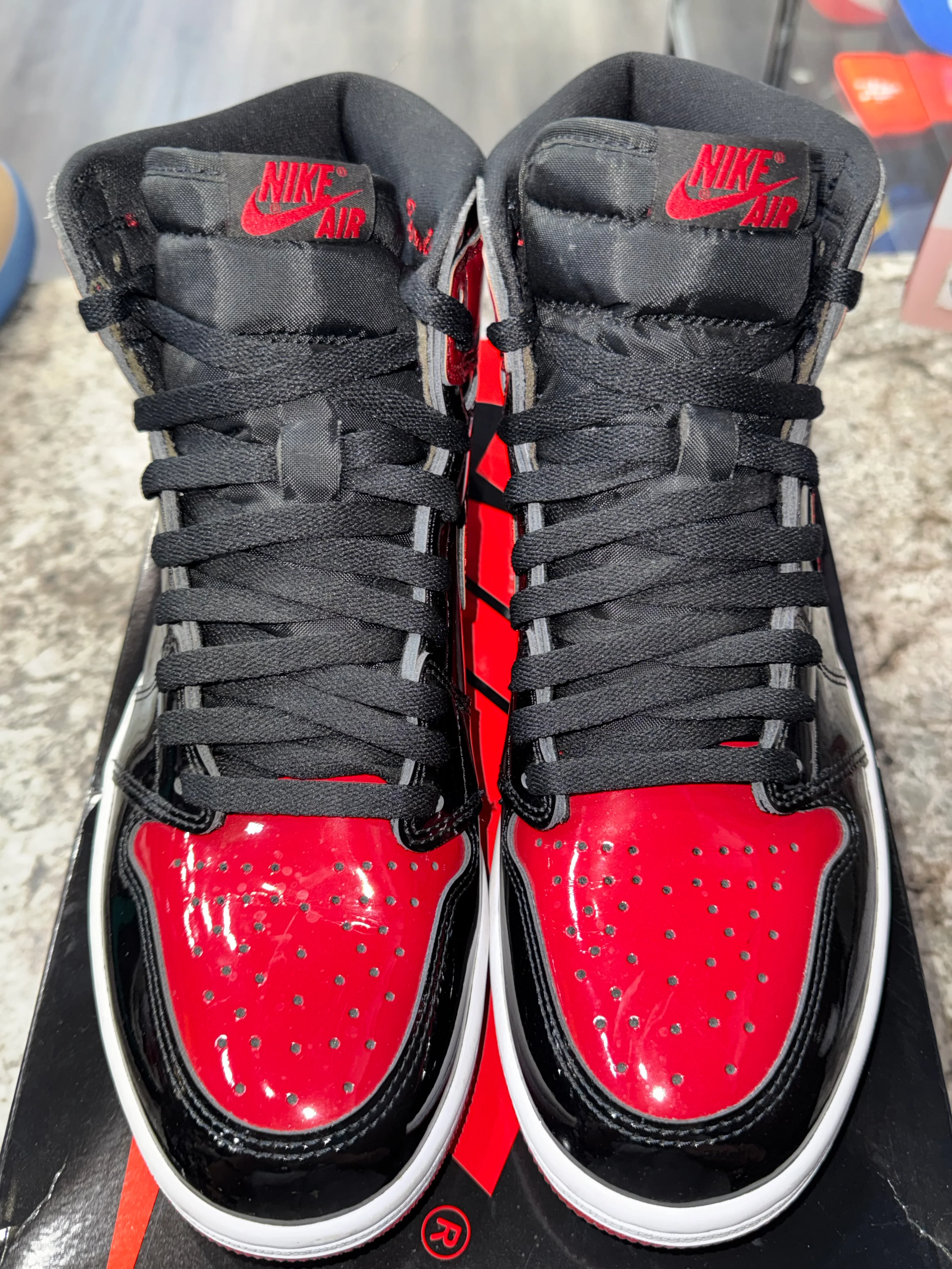 Jordan 1 Retro High OG Patent Bred - Image 2