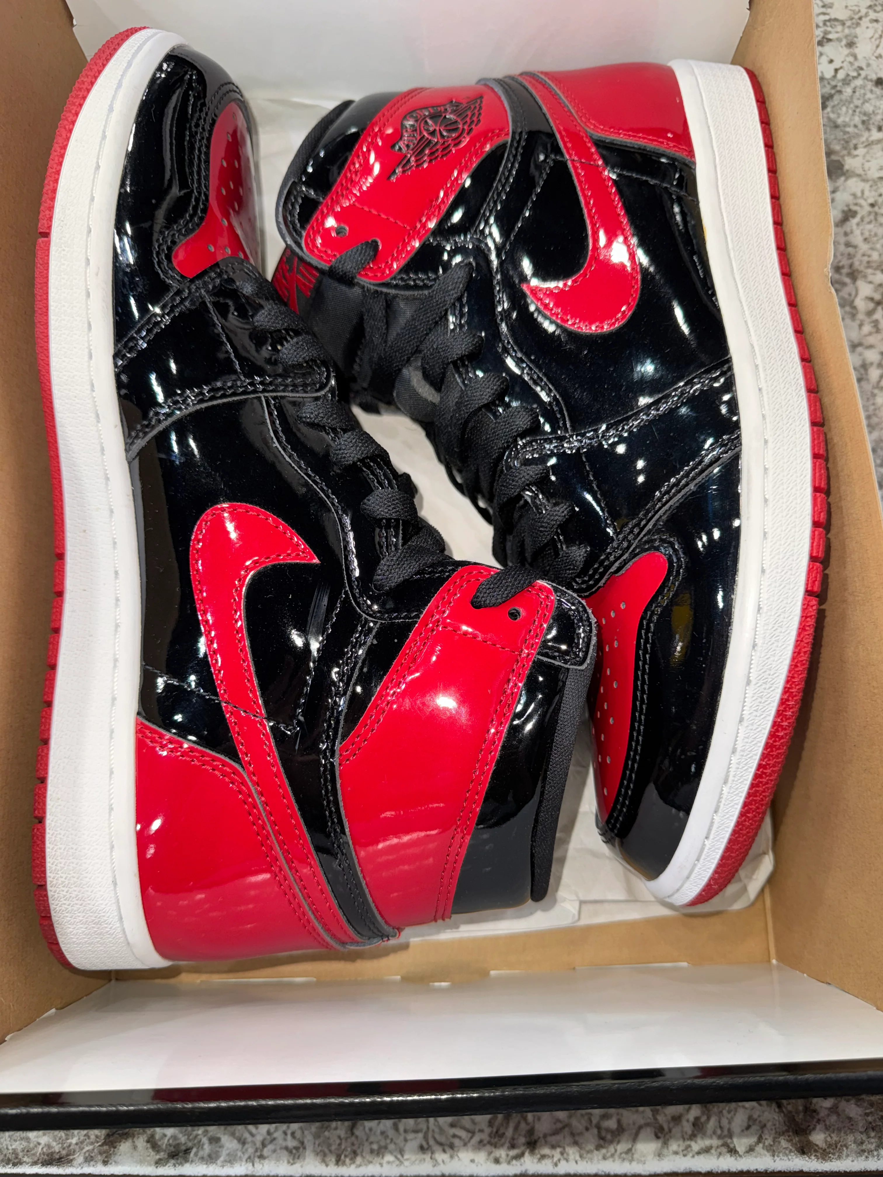 Jordan 1 Retro High OG Patent Bred - Image 4